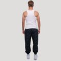 Tielko Persistence Ribbed White - GymBeam, veľkosť S