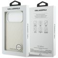 Puzdro Karl Lagerfeld pre iPhone 17 Pro Max 6,9" FW Stamped Karl MagSafe béžová