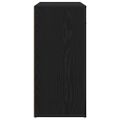 vidaXL Servírovacia skriňa Čierny dub 80 x 33 x 70 cm Kompozitné drevo