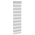 vidaXL Zebra roleta svetlosivá 40x150cm šírka látky 35,9 cm polyester