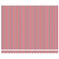 vidaXL Sklopná markíza Červená a Biela 400 × 300 cm Plátno a hliník