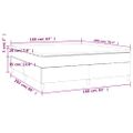 vidaXL Boxspring posteľ s matracom zelená 160x200 cm látka