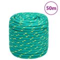 vidaXL Lodné lano zelené 16 mm 50 m polypropylén