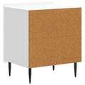 vidaXL Nočný stolík 2 ks Biela 43 x 34,5 x 49,5 cm Kompozitné drevo