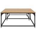 vidaXL Konferenčný stolík 2 ks Remeselný dub 80 x 80 x 35 cm