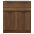 vidaXL Komoda hnedý dub 60x30x70 cm spracované drevo
