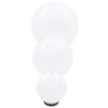 vidaXL Sada LED lámp v tvare gule 6 ks 20/30/40 cm PMMA