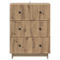 vidaXL Zásuvkový kabinet 66 x 34,5 x 90 cm Kompozitné drevo