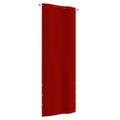 vidaXL Balkónová markíza červená 80x240 cm oxfordská látka