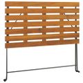 vidaXL Skladací bistro stolík 100x54x71 cm akáciový masív a oceľ
