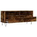 vidaXL TV skrinka dymový dub 100x34,5x44,5 cm kompozitné drevo