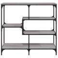 vidaXL Konzolový stolík sivý sonoma 103x32x95 cm kompozitné drevo