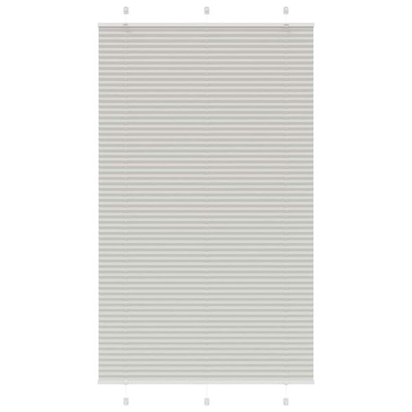 vidaXL plisovaná roleta svetlosivá 120x200 cm šírka látky 119,4 cm