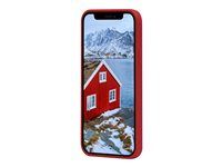 Zadný kryt pre mobilný telefón - pripevňovací - 100% recyklovaný plast - cukrová jablková červeň - pre Apple iPhone 12 mini