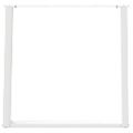 vidaXL Nohy k jedálenskému stolu v tvare U, 2 ks, biele, 80 x (72-73) cm, oceľové