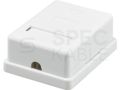 Zásuvka NEKU CAT5E FTP 1 x RJ45 na omietku biela