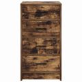 vidaXL Servírovacia skriňa Tmavý dub 40 x 41 x 75 cm Kompozitné drevo