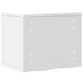 vidaXL Organizér na stôl biely 36x26x29,5 cm kompozitné drevo