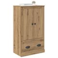 vidaXL Highboard Remeselný dub 60 x 35,5 x 103,5 cm Kompozitné drevo