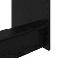 vidaXL Postelový stôl Čierny dub Kompozitné drevo 100 x 45 x 75 cm
