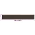vidaXL Balkónová markíza hnedá 90x600 cm HDPE