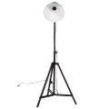 vidaXL Podlahová lampa 25 W šmuhovaná modrá 61x61x90/150 cm E27
