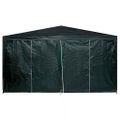 vidaXL Párty stan Zelená 400 x 400 x 266 cm Polyetylén
