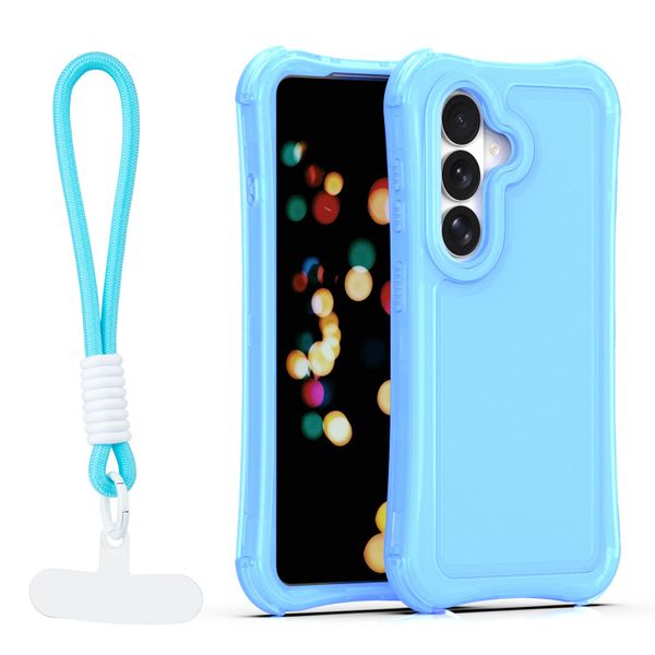 Obal Safepop s popruhom pre Samsung Galaxy S24 / S25 modrý