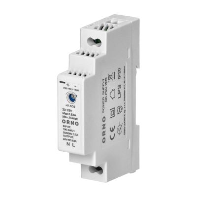 ORNO OR-PSU-1646 Zdroj spínaný 24 V DC 0,63 A, 15 W na DIN lištu