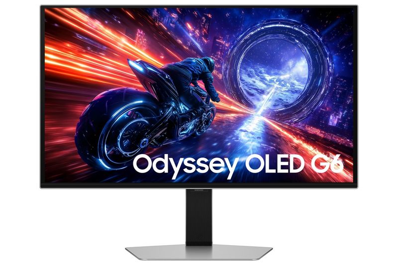 Samsung Odyssey OLED G6/G60SF/27''/OLED/QHD/500Hz/0,03ms/Strieborná/2R