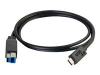 USB C Cable Black - USB kábel - USB Type B (M) do USB-C (M) - USB 3.1 - 3 m - čierna