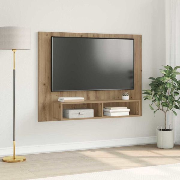 vidaXL Zostava TV skriniek Nástenný Remeselný dub 120 x 23,5 x 90 cm