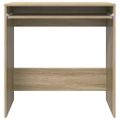 vidaXL Stôl Sonoma dub Kompozitné drevo 77,5 x 43 x 79 cm