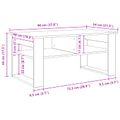 vidaXL Konferenčný stolík Biela 96 x 54 x 44 cm Kompozitné drevo