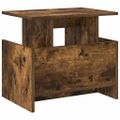 vidaXL TV stolík 50 x 35 x 45 cm Dymová dub Kompozitné drevo