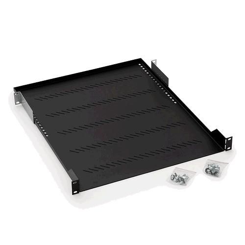 19'' polica A1 s perforáciou 850mm, max.40kg čierna