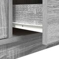 vidaXL TV skrinka s LED svetlami sivá sonoma 193,5x41x50 cm
