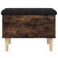 vidaXL Úložná lavička dymový dub 62x42x46 cm kompozitné drevo