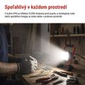 LED reflektor ELION 20W, červeno-čierny, IP65, 3000 lm, neutrálna biela