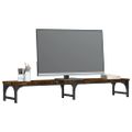 vidaXL Stojan na monitor dymový dub 105x23x15,5 cm kompozitné drevo