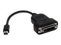 StarTech Mini DisplayPort na DVI adaptér - 1080p - Single Link - Active - Mini DP (Thunderbolt) na DVI monitor adaptér (MDP2DVIS) - DVI adaptér - dva spoje - Mini DisplayPort (M) do DVI-D (F) - 20 cm - čierna