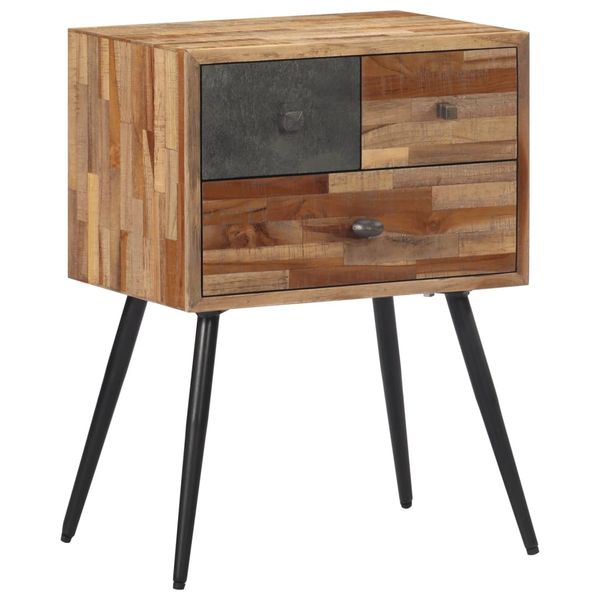 vidaXL Nočný stolík 47x31,5x60 cm masívne tíkové drevo