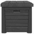 vidaXL Vonkajší box na vankúše antracit 73x50,5x46,5 cm polypropylén