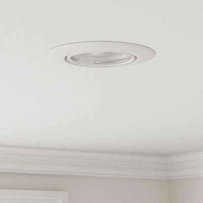 vidaXL Bodové svetlo 6 pcs Biela 9 x 9 x 2.5 cm Kov