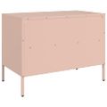 vidaXL TV skrinky 2 ks ružové 68x39x50,5 cm oceľ