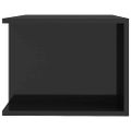 vidaXL TV skrinka s LED svetlami lesklá čierna 90x39x30 cm