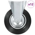 vidaXL Otočné kolieska 12 ks 200 mm