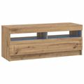 vidaXL 5-dielny LED TV kabinet Dub artisan Kompozitné drevo
