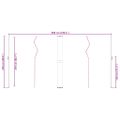 vidaXL Zaťahovacia bočná markíza antracitová 200x600 cm