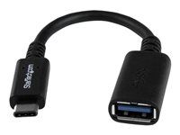 6in - USB-IF Certified - USB-C to USB-A - USB 3.1 Gen 1 - USB C Adapter - USB Type C (USB31CAADP) - USB adaptér - USB-C (M) do USB typ A (F) - USB 3.0 - 15.2 cm - čierna - pre P/N: DK31C3HDPD, DK31C3HDPDUE, DKM30CHDPD, DKM30CHDPDUE, PEXUSB312A1C1H, PEXUSB312A2C2V
